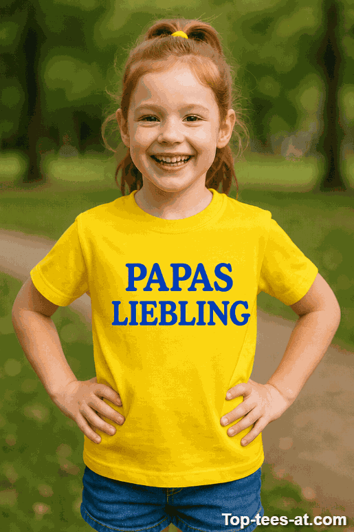 Kinder T-Shirt Papas Liebling