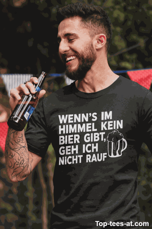 Lustiges T-Shirt kein Himmel ohne Bier