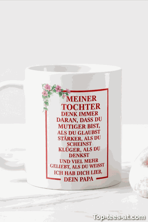 Tasse für meine Tochter vom Papa